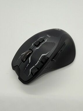 Logitech Black Wireless Gaming Mouse with Side Buttons